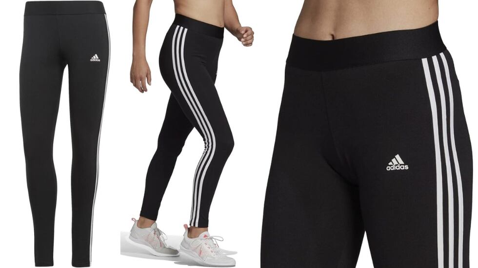 Leggins clásicos de Adidas en color negro.