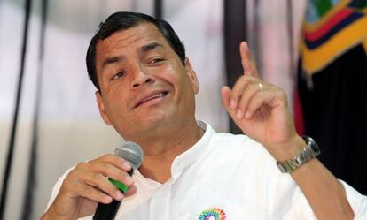 El presidente de Ecuador, Rafael Correa.