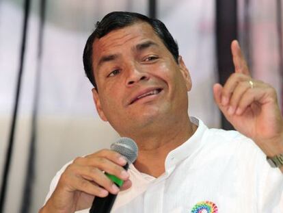 El presidente de Ecuador, Rafael Correa.