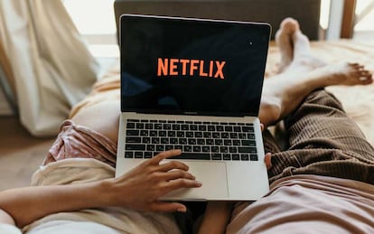 Netflix en un ordenador portátil