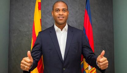 Kluivert, este jueves.