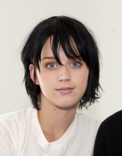 Una joven Katy Perry, retratada en 2002.