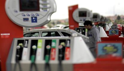 Una gasolinera de Cepsa en Madrid.