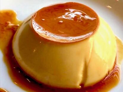 Un flan.