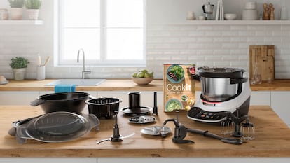 cookit bosch, robot de cocina multifunción con calor, pequeño electrodoméstico, comprar cookit bosch, Bosch Cookit Amazon, Cookit Bosch MasterChef, Cookit Bosch opiniones, Cookit Bosch precio, Cookit Bosch comprar