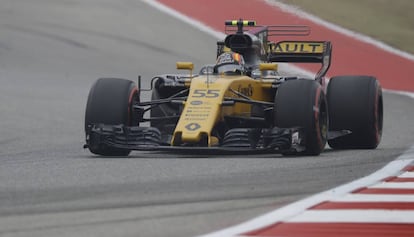 Carlos Sainz, Renault, en el circuito de las Américas.
