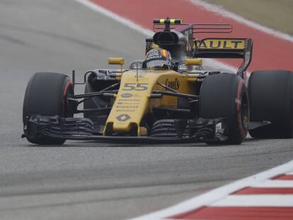 Carlos Sainz, Renault, en el circuito de las Américas.