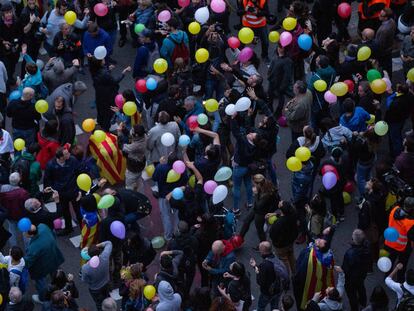 El octavo día de protestas en Cataluña, en imágenes