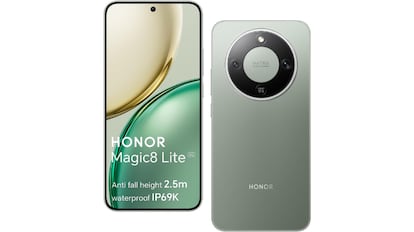 El móvil Honor Magic8 Lite 5G destaca por su gran batería.