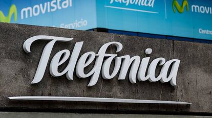 Logo de Telefónica.