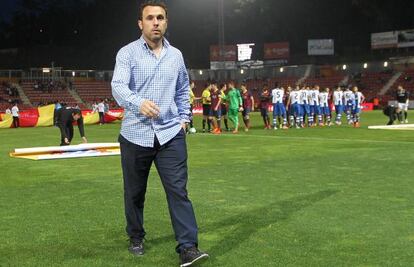 Sergio Gonz&aacute;lez, en un partido de la Copa Catalunya.