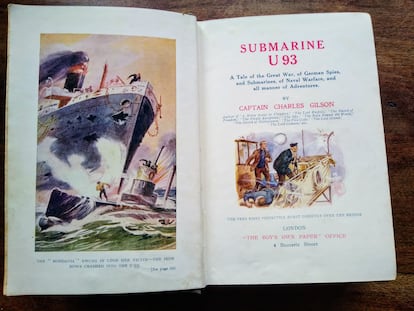 La novela del capitán Gilson sobre submarinos.