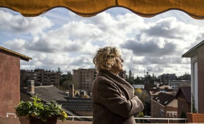 La exalcaldesa de Madrid Manuela Carmena, en su casa el pasado 27 de noviembre.