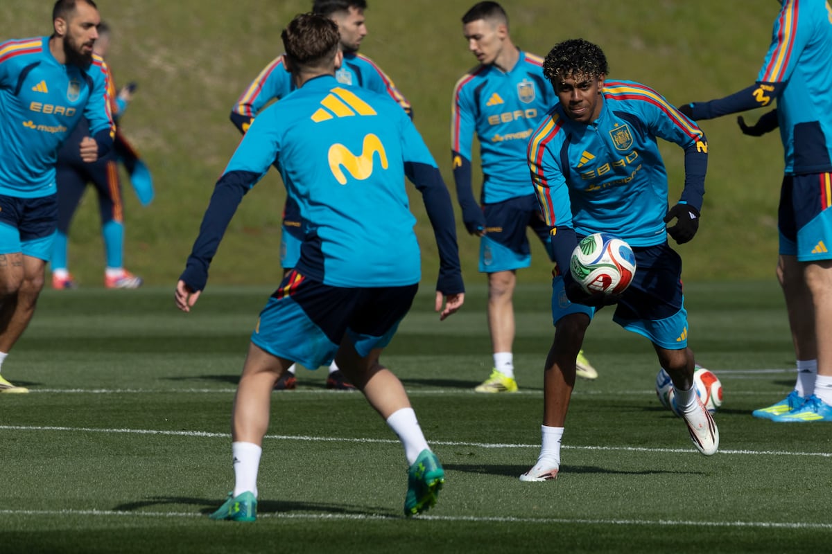 Con los minutos de Lamine Yamal en el punto de mira: “Mi responsabilidad es sacar un equipo para ganar”, dice De la Fuente