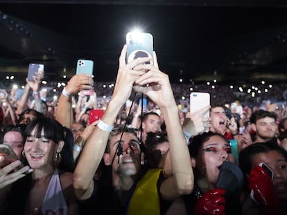 An audience during Rosalía's 'Motomami Tour,' July 27, 2022.