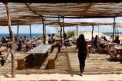 Terraço do restaurante La Susana, em José Ignacio (Uruguai).