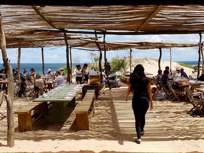 Terraza del restaurante La Susana, en José Ignacio (Uruguay).