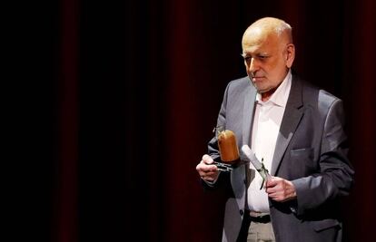 El escritor y cineasta argentino Edgardo Cozarinsky, ganador del premio Hispanoamericano de Cuento Gabriel García Márquez.