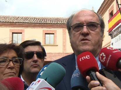 El portavoz del PSOE en la Asamblea de Madrid, Ángel Gabilondo, en una foto de archivo.