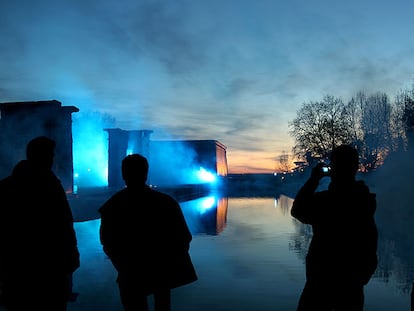 El Templo de Debod, en Madrid