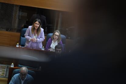 La coportavoz de Unidas Podemos en la Asamblea de Madrid y candidata a la Presidencia regional, Alejandra Jacinto.