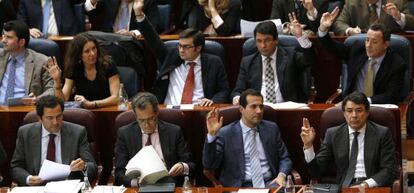 La Asamblea de Madrid, durante un pleno reciente.