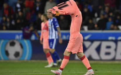 Messi, tras la victoria del Barcelona en Mendizorroza