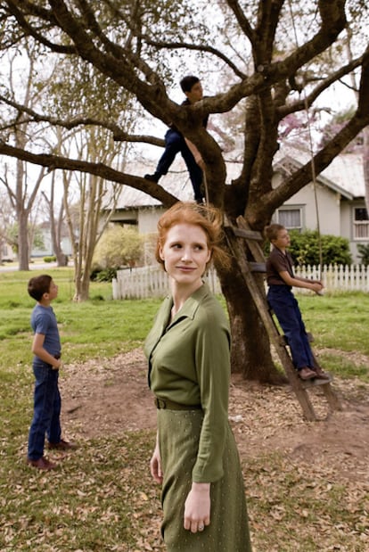 La actriz Jessica Chastain, en un fotograma de 'El árbol de la vida'.
