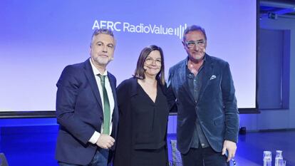 Ángels Barceló, Carlos Herrera y Carlos Alsina, juntos por el Día de la Radio