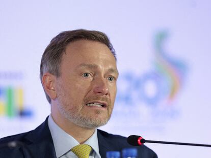 El ministro de Economía alemán, Christian Lindner.