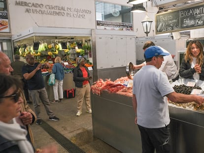 Mercado de abastos de Cádiz.