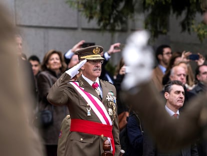 El general Fernando Alejandre, en un acto en Toledo en diciembre de 2019, cuando era Jefe del Estado Mayor de la Defensa.