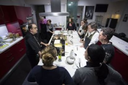 Uno de los cursos culinarios de Sueños de Cocina.