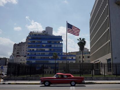 La Embajada estadounidense en La Habana, en una imagen de noviembre de 2021.
