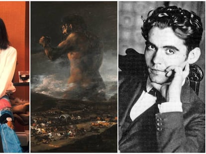 Neil Young, Goya (en la imagen, 'El coloso') y Federico García Lorca son algunos de los artistas a los que se les han adjudicado obras que no crearon.