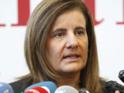 La ministra de Empleo, F&aacute;tima B&aacute;&ntilde;ez.