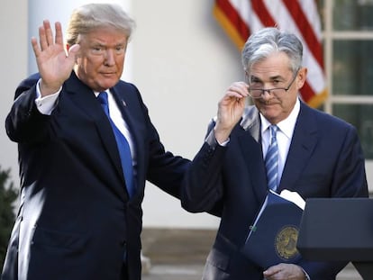 Trump e Jerome Powell