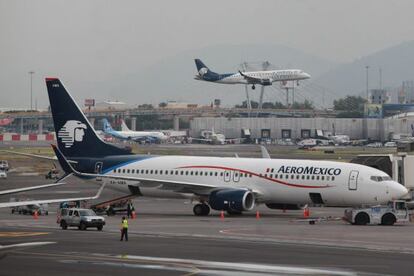 Pistas del Aeropuerto Internacional de Ciudad de México.