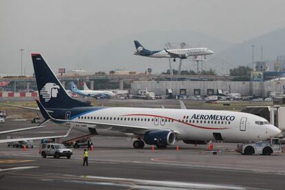 Pistas del Aeropuerto Internacional de Ciudad de M&eacute;xico.