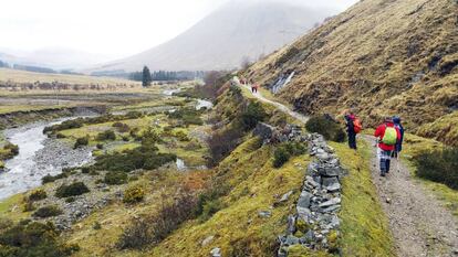 Caminando entre Tyndrum y Bridge of Orchy