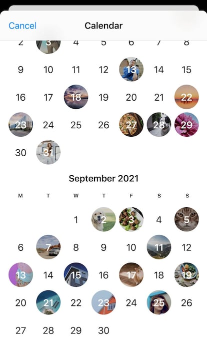 Llega el calendario para encontrar contenido multimedia.