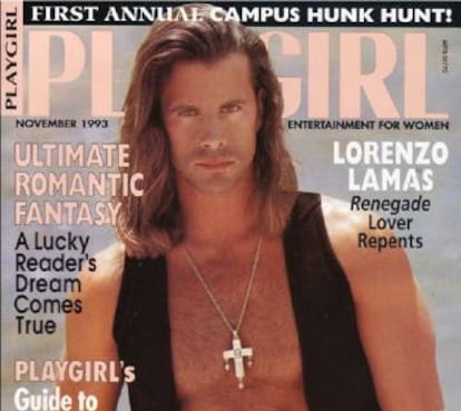 Cuando Lorenzo Lamas posó para 'Playgirl' en 1993 contó que su padre, el actor Fernando Lamas, montó en cólera porque este dio por hecho que la revista iba dirigida a lo gays y que aparecer en ella podría dañar su carrera.