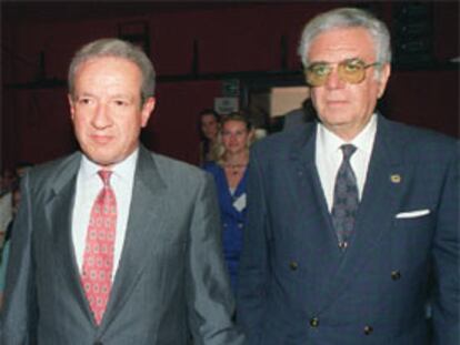 Pascual Sala (a la izquierda) y Ramón Rodríguez Arribas, en una fotografía de archivo.