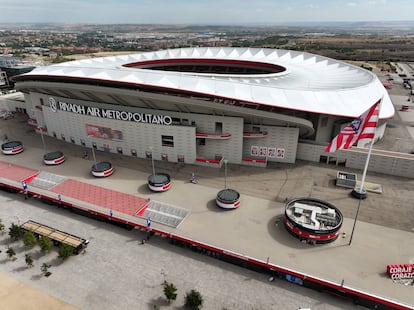 Imagen del Metropolitano, sede de la final de la Champions de 2027. 