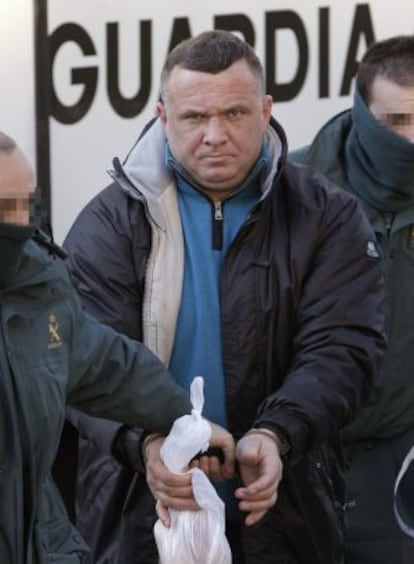 Ioan Clamparu, a su llegada a la Audiencia Provincial de Madrid.