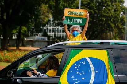 Apoiadora de Bolsonaro: "Supremo é o povo".