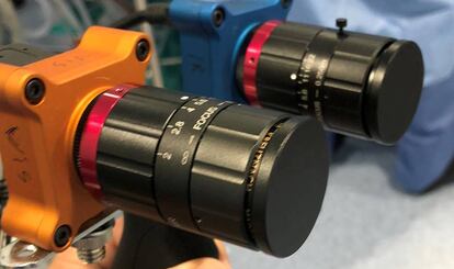 Cámaras capaces de captar varios espectros de luz.