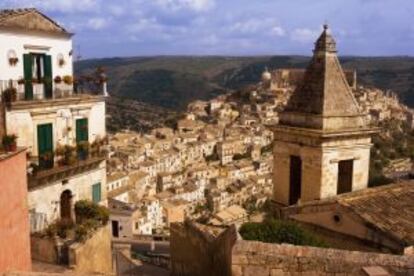 Vista de la ciudad de Ragusa, en Sicilia.