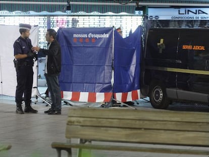 Lugar donde fue asesinado Daniel, en L'Hospitalet de Llobregat.