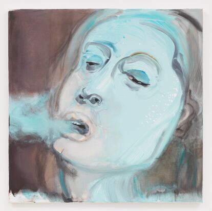 Una pintura de Marlene Dumas.